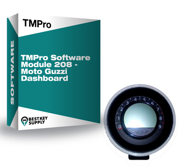 TMPro Software Module 208 - Moto Guzzi Dashboard