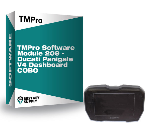TMPro Software Module 209 - Ducati Panigale V4 Dashboard COBO