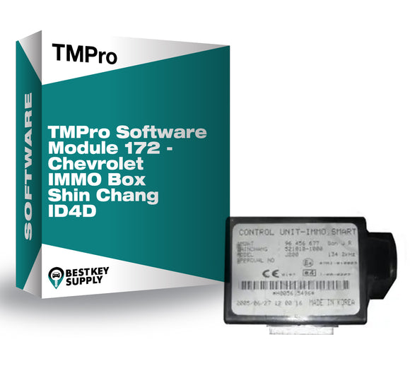 TMPro Software Module 172 - Chevrolet IMMO Box Shin Chang ID4D