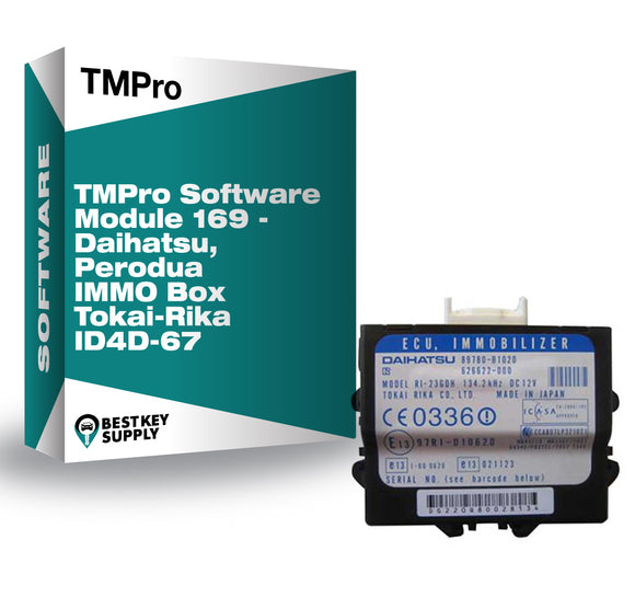 TMPro Software Module 169 - Daihatsu, Perodua IMMO Box Tokai-Rika ID4D-67