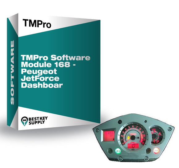 TMPro Software Module 168 - Peugeot JetForce Dashboard