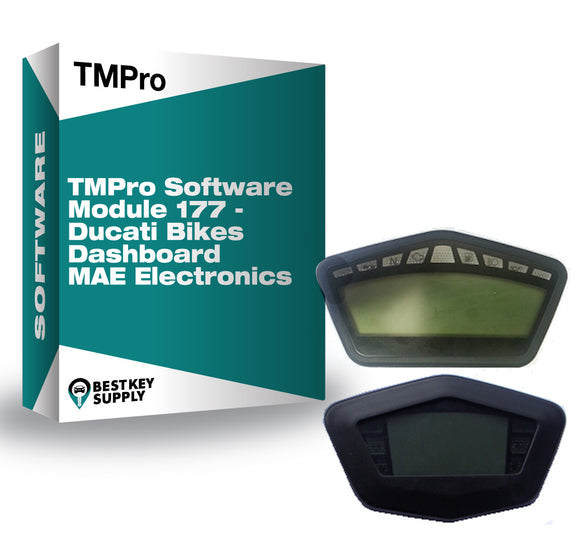 TMPro Software Module 177 - Ducati Bikes Dashboard MAE Electronics