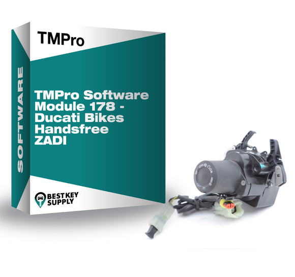 TMPro Software Module 178 - Ducati Bikes Handsfree ZADI