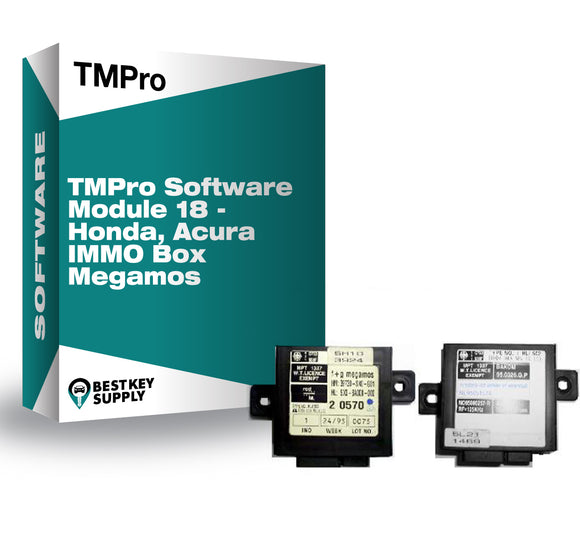 TMPro Software Module 18 - Honda, Acura IMMO Box Megamos