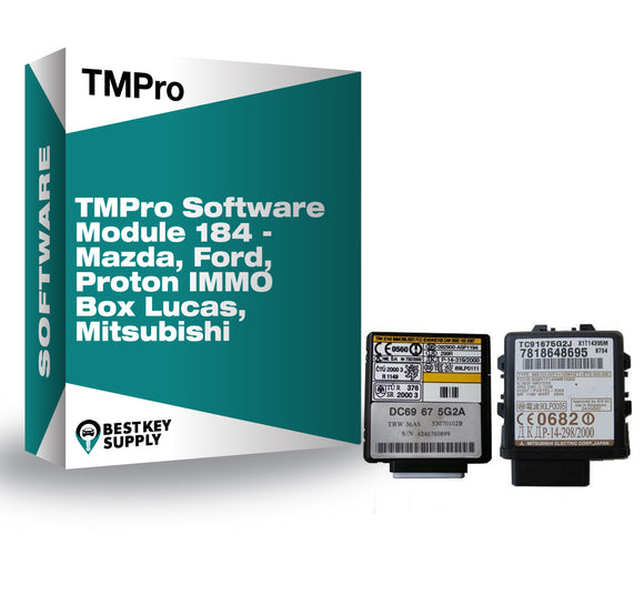 TMPro Software Module 184 - Mazda, Ford, Proton IMMO Box Lucas, Mitsubishi