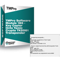 TMPro Software Module 185 - Key Copier Onto Temic Crypto TK5561 Transponder