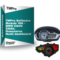 TMPro Software Module 186 - BMW C600 C650, Husqvarna Nuda dashboard