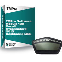 TMPro Software Module 189 - Ducati Hypermotard 2013 Dashboard MAE