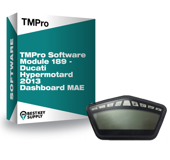TMPro Software Module 189 - Ducati Hypermotard 2013 Dashboard MAE
