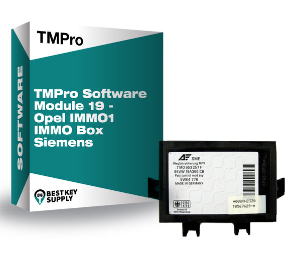 TMPro Software Module 19 - Opel IMMO1 IMMO Box Siemens