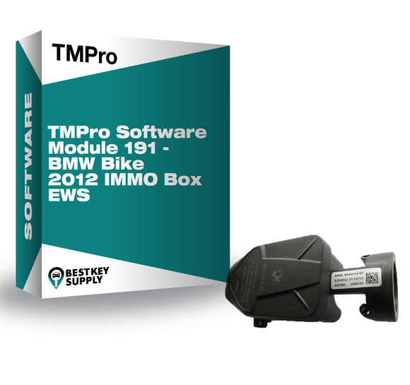 TMPro Software Module 191 - BMW Bike 2012 IMMO Box EWS