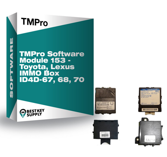 TMPro Software Module 153 Toyota Lexus IMMO Box ID4D 67 68 70 Software