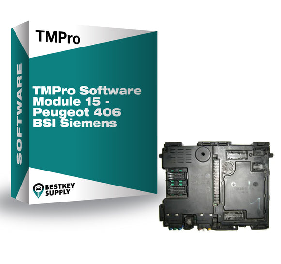 TMPro Software Module 15 - Peugeot 406 BSI Siemens