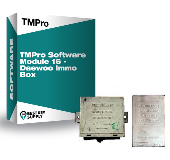 TMPro Software Module 16 - Daewoo Immo Box