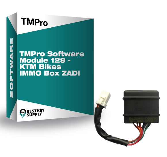 TMPro Software Module 129 - KTM Bikes IMMO Box ZADI