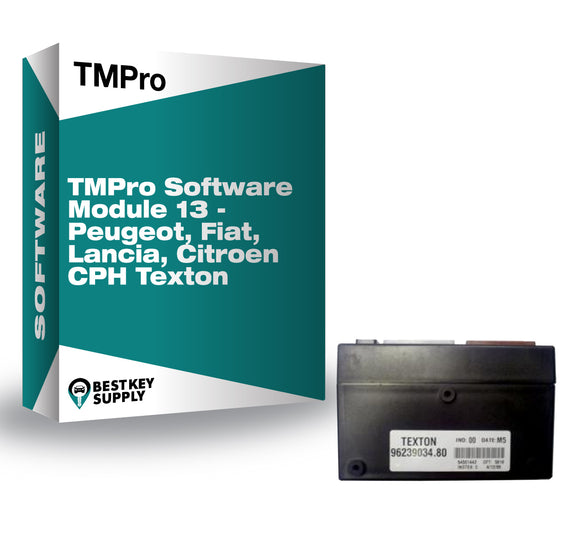 TMPro Software Module 13 - Peugeot, Fiat, Lancia, Citroen CPH Texton