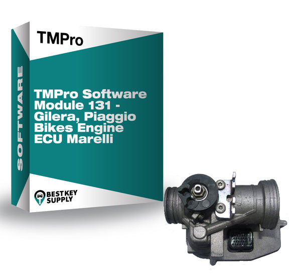 TMPro Software Module 131 - Gilera, Piaggio Bikes Engine ECU Marelli