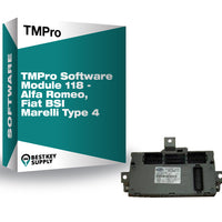 TMPro Software Module 118 - Alfa Romeo, Fiat BSI Marelli Type 4