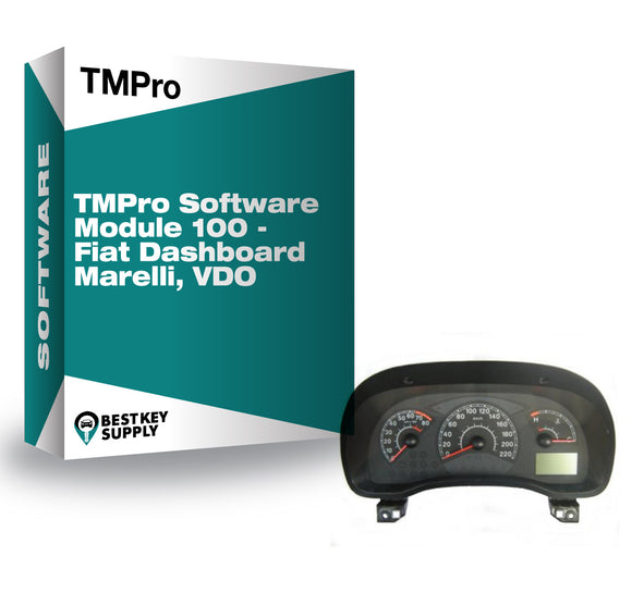 TMPro Software Module 100 - Fiat Dashboard Marelli, VDO