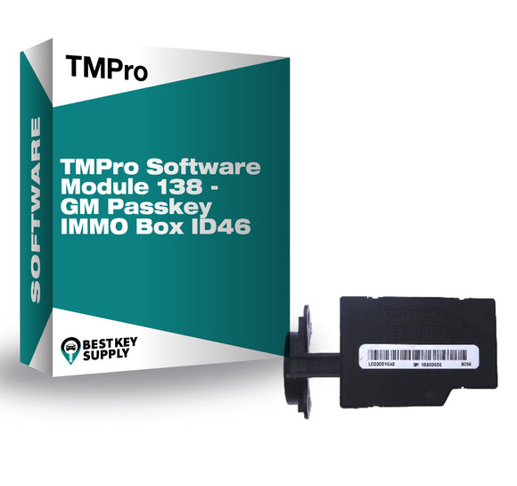 TMPro Software Module 138 - GM Passkey IMMO Box ID46