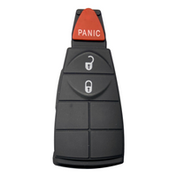 Brand New Button Pad Replacement For Chrysler / Dodge Jeep Ram Fobik (V0) 3 W/ Panic Key Shell
