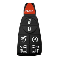 Brand New Button Pad Replacement For Chrysler / Dodge Jeep Ram Fobik (V10) 7 W/ Side Door Key Shell