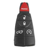 Brand New Shell And Button Pad Replacement For Chrysler / Dodge Jeep Ram Fobik (V12) 5 W/ Hatch Key