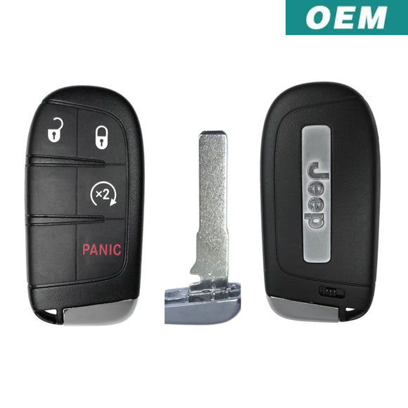 Jeep Compass 2017-2020 4 Button Remote M3N-40821302 PN: 68250337AB (OEM)