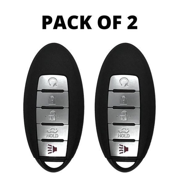 2 PACK - Nissan Altima Maxima 5 Button Smart Key 2013-2015 | KR5S180144014 | S180144020