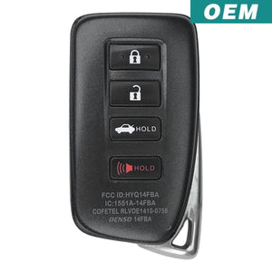 Lexus 4 Button Smart Key 2014-2019 FCC: HYQ14FBA AG Board 2020 (OEM)