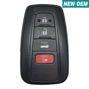 New Oem Toyota Corolla 2019-2021 4 Button Smart Key Hyq14Fbn