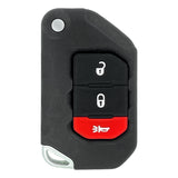 Jeep Wrangler 2018-2021 Flip Key 3 Buttons Oht1130261
