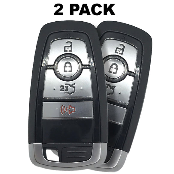 Ford 4 Button Smart Key 2017-2022 For M3N-A2C93142300 | Aftermarket (2 Pack)