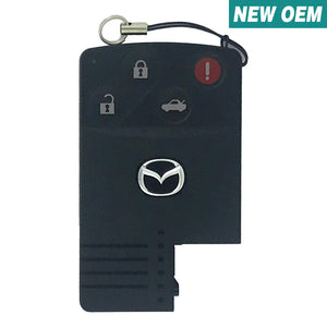New Mazda 2004-2011 Oem 4 Button Smart Key Card Bgbx1T458Ske11A01 (Trunk)
