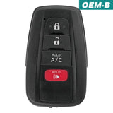 Toyota Prius Prime 2021-2022 Oem 4 Button Smart Key Hyq14Fla