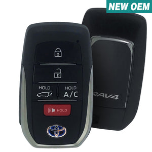 New Toyota Rav4 Prime 2021 Oem 5 Button Smart Key Hyq14Fbx