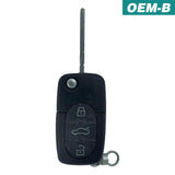 Audi 1997-2005 Oem 4 Button Flip Key Myt8Z0837231