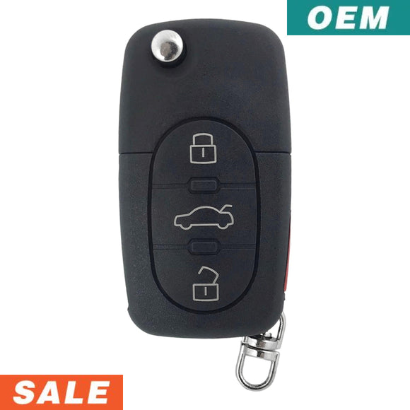 Audi 1998-2003 Oem 4 Button Flip Key Mz2 410 819 6 3