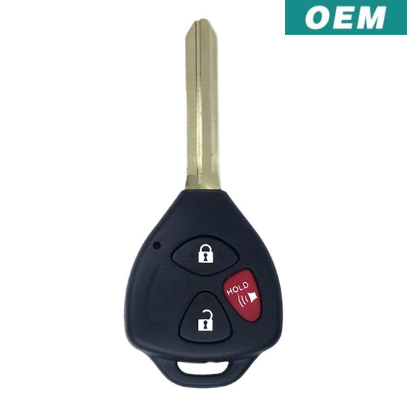 Toyota Yaris 2015-2019 Oem 3-Button Remote Head Key Hyq12Bby (H Chip)