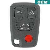 Volvo 1997-2005 Oem 4 Button Keyless Entry Remote Hyq1512J