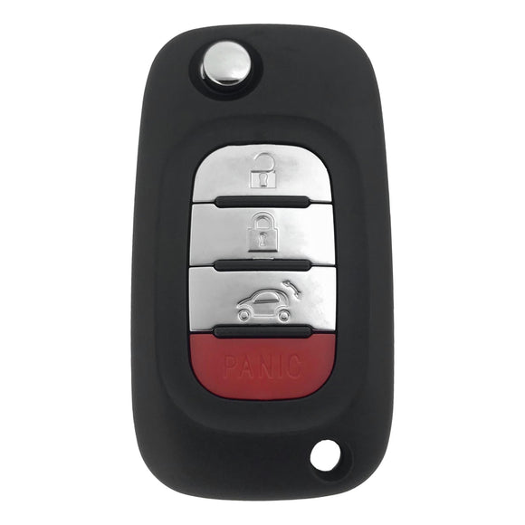 Smart Fortwo Forfour 2015-2017 4 Button Flip Key For Cwtwb1G767