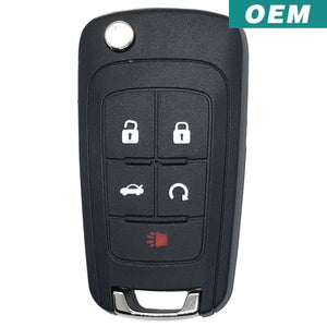 Buick 2010-2019 Oem 5 Button Flip Key Remote Oht0106512 / V2T01060512