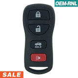 Nissan Infiniti 4 Button 2002-2012 Kbrastu15 (Oem) Keyless Entry Remote