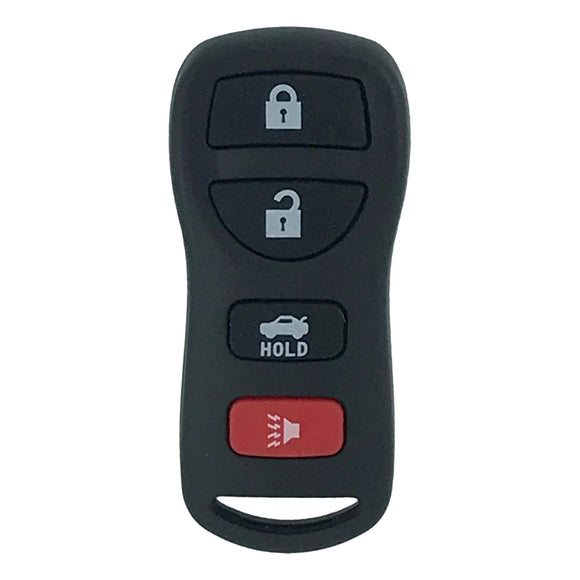 Nissan Infiniti 2002-2010 4 Button Remote Shell For Kbrastu15 Key
