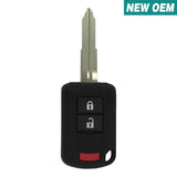 New Mitsubishi Lancer Outlander 2016-2019 Oem 3 Button Remote Head Key Oucj166N
