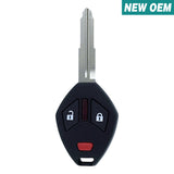New Mitsubishi Outlander 2007-2017 Oem 3 Button Remote Head Key Oucg8D-625M-A