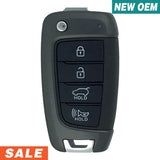 New Hyundai Tucson 2021-2022 Oem 4 Button Flip Key Tq8-Rke-4F40