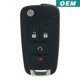 Chevrolet Sonic 2012-2019 Oem 4 Button Flip Key Remote Kr55Wk50073