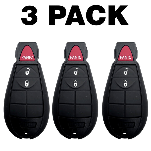 Jeep Cherokee 3 Button Fobik 2014-2022 for FCC: GQ4-53T (3 Pack)