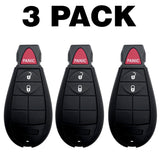 Jeep Cherokee 3 Button Fobik 2014-2022 For Fcc: Gq4-53T (3 Pack)